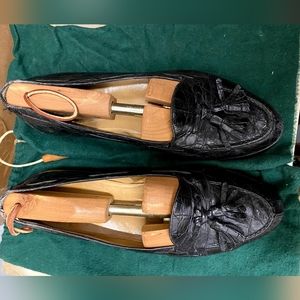 Polo by Ralph Lauren Crocodile Penny Loafers